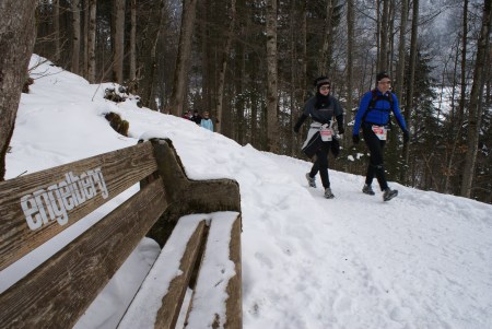 Ex-Mister-Schweiz-Trio am Swiss Snow Walk & Run