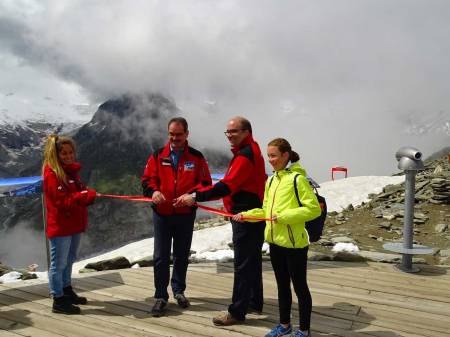 Der neue Rundweg auf dem Eggishorn ist eröffnet.