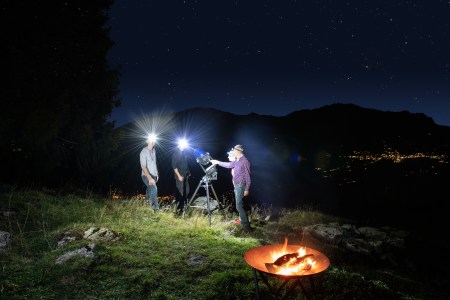 Die Sardona-Arena bei Nacht: Ein Hotel mit Sternendach